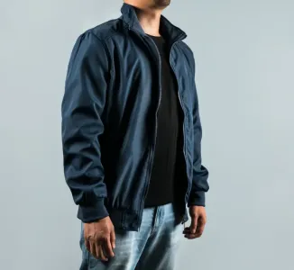 Men outerwear navy color