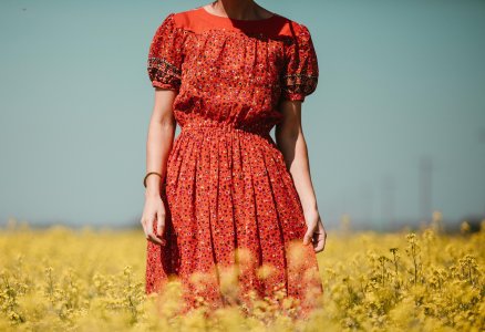 Women Red Dress