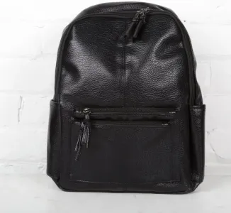 Black fashion women backpack
