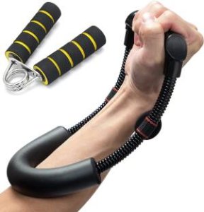 Pheonix Workout Combo Of Wrist Exerciser With Foam Hand Gripper For Gym Equipment Fitness Accessory Kit Kit