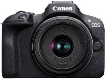 Canon R100 Mirrorless Camera RF-S 18-45mm f/4.5-6.3 IS STM  (Black)
