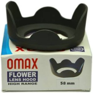 OMAX 58mm Flower Lens Hood For Canon 18-55mm Lens Lens Hood