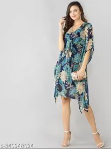 Women Kaftan Multicolor Dress